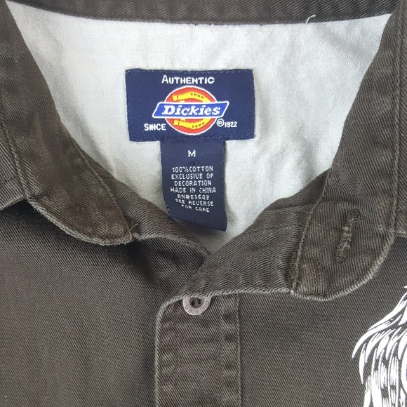 Dickies Williamson-Dickie Mechanic Work Shirt S/S - Picture 2 of 3